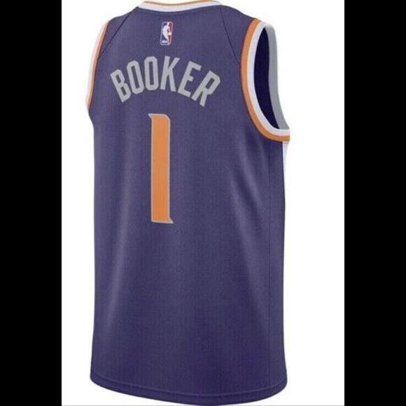 Nike Devin Booker Phoenix Suns Swingman Icon Edition Purple Men’s Size Small - Picture 3 of 7